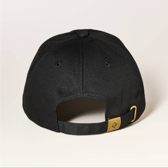 Kate Spade Champagne & French Fries Baseball Hat in Black - Picture 2 of 2